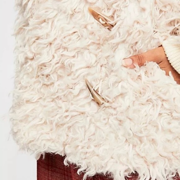 Free people Nicole faux fur jacket - Picture 4 of 14